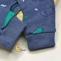 بلوز و شلوار توکرکی راحتی پسرانه طرح اسکیت