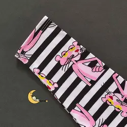 ست تیشرت و شلوار پلنگ صورتی کد 3