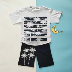 ست تیشرت هاوایی و شلوارک پسرانه کد 11