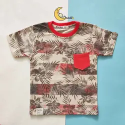 ست تیشرت هاوایی و شلوارک پسرانه کد 10