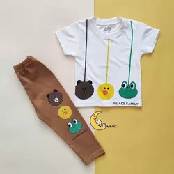 ست تیشرت و شلوار فمیلی کد 1