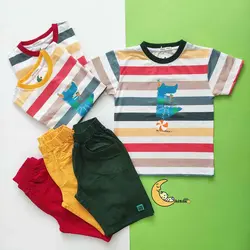 ست تیشرت و شلوارک پسرانه کیدومکس کد 13