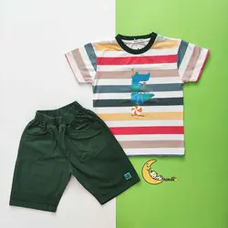 ست تیشرت و شلوارک پسرانه کیدومکس کد 13