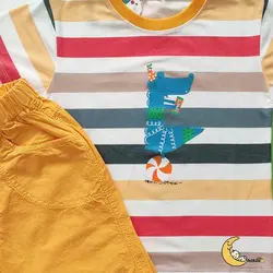 ست تیشرت و شلوارک پسرانه کیدومکس کد 13