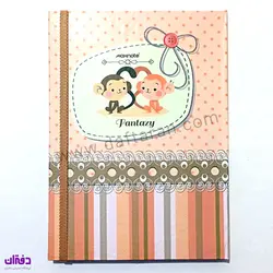 دفتر 100 برگ جلد سخت فانتزی کشدار نهال 9101 | فروشگاه اینترنتی دفتران