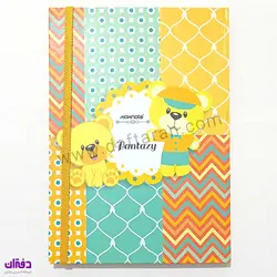 دفتر 100 برگ جلد سخت فانتزی کشدار نهال 9101 | فروشگاه اینترنتی دفتران