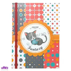 دفتر 100 برگ جلد سخت فانتزی کشدار نهال 9101 | فروشگاه اینترنتی دفتران