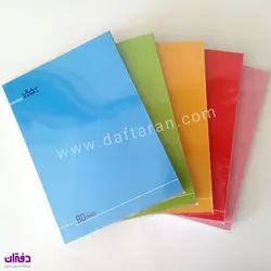 دفتر 40 برگ جلد طلقی نهال تکرنگ 1402 | فروشگاه اینترنتی دفتران