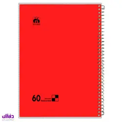 دفتر نقاشی 60 برگ سیمی طلقی تکرنگ ساده 7663 | فروشگاه اینترنتی دفتران