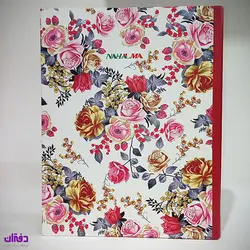 کلاسور 26 حلقه 100 برگ طرح گل 7706 | فروشگاه اینترنتی دفتران
