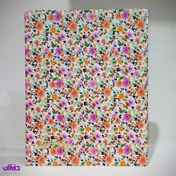 کلاسور 26 حلقه 100 برگ طرح گل 7706 | فروشگاه اینترنتی دفتران