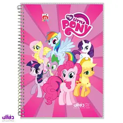 دفتر دو خط 60 برگ سیمی طلقی 7631 | فروشگاه اینترنتی دفتران