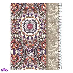 دفتر 100 برگ سیمی جلد سخت A4 نهال 1171 | فروشگاه اینترنتی دفتران