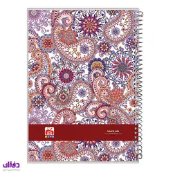 دفتر 60 برگ سیمی طلقی کلاسیک 7616 | فروشگاه اینترنتی دفتران