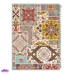 دفتر 60 برگ سیمی طلقی کلاسیک 7616 | فروشگاه اینترنتی دفتران