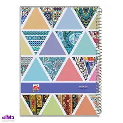 دفتر 60 برگ سیمی طلقی کلاسیک 7616 | فروشگاه اینترنتی دفتران