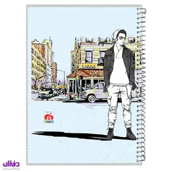 دفتر 60 برگ سیمی طلقی فانتزی 7614 | فروشگاه اینترنتی دفتران