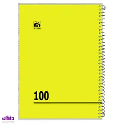 مشخصات و قیمت دفتر 100 برگ سیمی طلقی تکرنگ ساده 7184 | فروشگاه اینترنتی دفتران