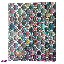 کلاسور 26 حلقه 200 برگ طرحدار با قفل فلزی 7705 | فروشگاه اینترنتی دفتران