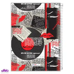 دفتر 200 برگ سیمی طلقی A4 نهال آلما 7272 | فروشگاه اینترنتی دفتران