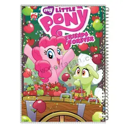 دفتر 60 برگ سیمی طلقی دخترانه 7617 | فروشگاه اینترنتی دفتران