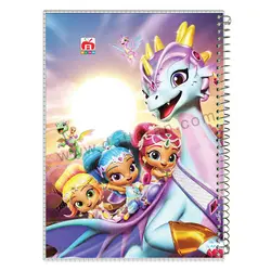 دفتر 60 برگ سیمی طلقی دخترانه 7617 | فروشگاه اینترنتی دفتران