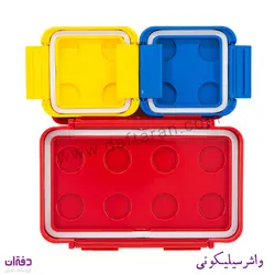 مشخصات و قیمت ظرف غذای 3 تکه کودک لیلیان مدل پازل | فروشگاه اینترنتی دفتران