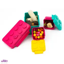 مشخصات و قیمت ظرف غذای 3 تکه کودک لیلیان مدل پازل | فروشگاه اینترنتی دفتران