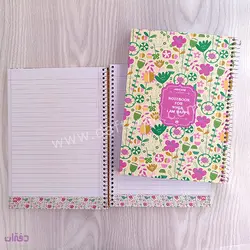 دفتر 80 برگ سیمی جلد سخت حاشیه دار مکث نوت 9817 | فروشگاه اینترنتی دفتران