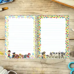 دفتر 50 برگ سیمی طلقی جایزه حاشیه‌دار کارتونی نهال 7595 | فروشگاه اینترنتی دفتران