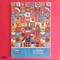 دفتر شطرنجی 60 برگ سیمی طلقی 5 میل 7658 | فروشگاه اینترنتی دفتران