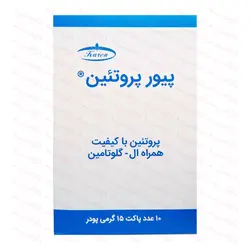 ساشه پیور پروتئین و گلوتامین کارن 10 عددی