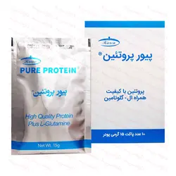 ساشه پیور پروتئین و گلوتامین کارن 10 عددی