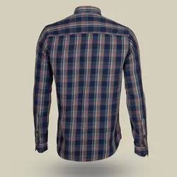 پیراهن پنبه‌ای اسپرت چهارخانه P.K