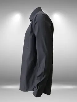 پیراهن زمینه تیره خط رنگی