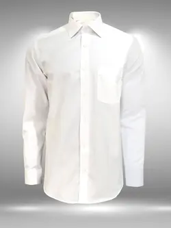 پیراهن سفید کجراه