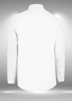 پیراهن سفید کجراه