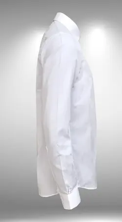 پیراهن سفید کجراه