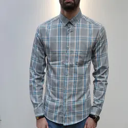 پیراهن چهارخانه اسپرت pk