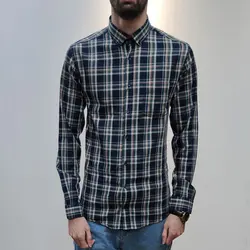 پیراهن چهارخانه پنبه ای pk