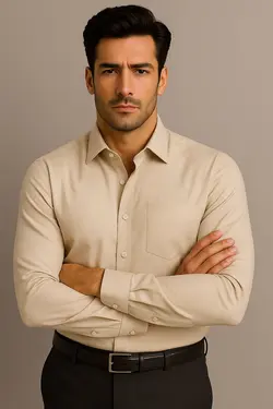 پیراهن پنبه‌ای استین کوتاه راه راه P.K