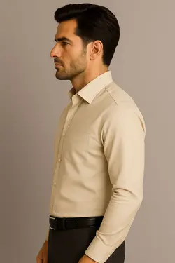 پیراهن پنبه‌ای استین کوتاه راه راه P.K