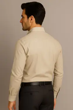 پیراهن پنبه‌ای استین کوتاه راه راه P.K