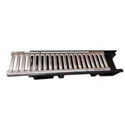 گاتر استیل 8*13 سانتیمتری با کانال پلاستیکی