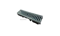 گاتر چدنی 6*13 سانتیمتری B125 با کانال پلی آمیدی