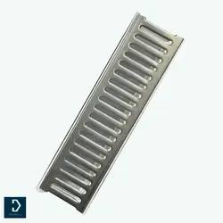 گاتر استیل 6*13 سانتیمتری با کانال پلاستیکی