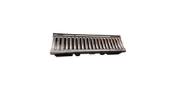 گاتر استیل 6*13 سانتیمتری با کانال پلاستیکی