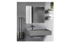روشویی کابینتی طرح سرامیکی شیب دار