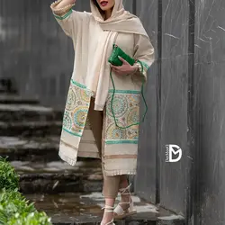 مانتو لینن سوزن دوزی (446)