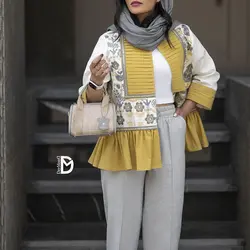 ست مانتو هندی کاج(503)